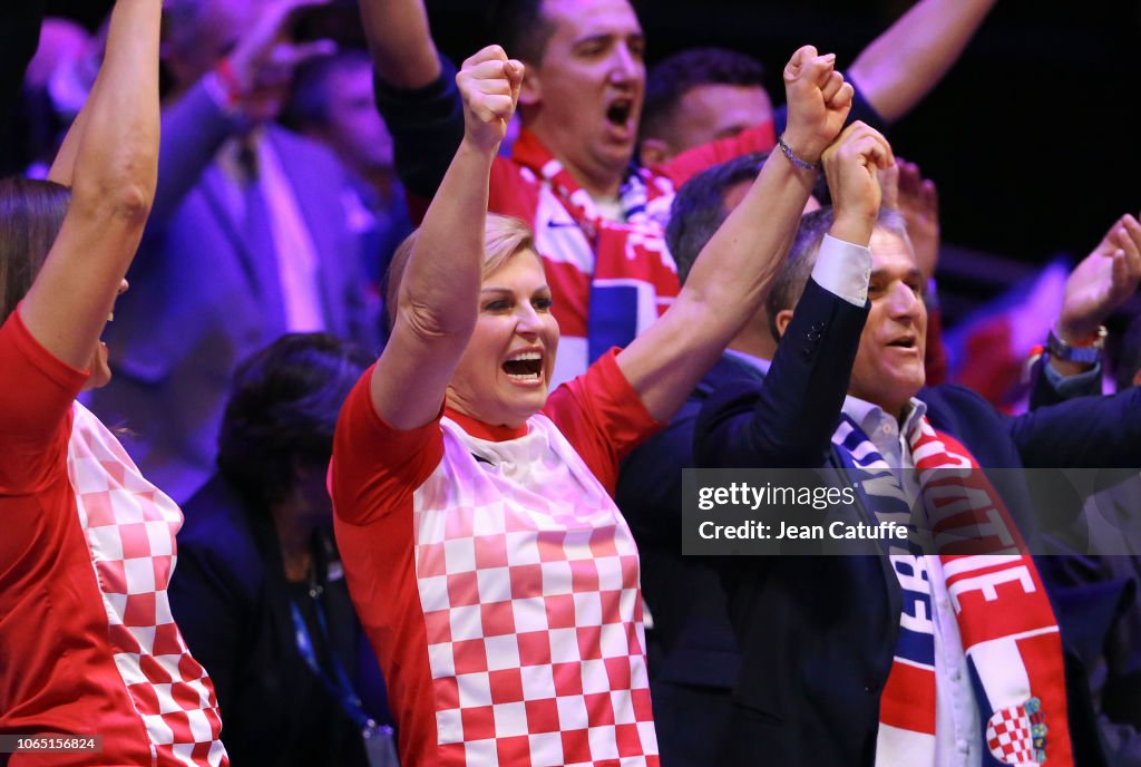 France v Croatia - Davis Cup Final: Day Three