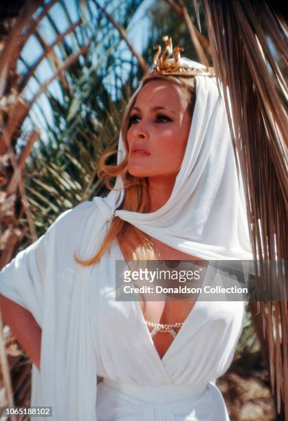 Actress Ursula Andress in a scene from the movie"She"