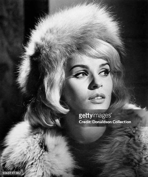 Actress Senta Berger in a scene from the movie "The Victors"