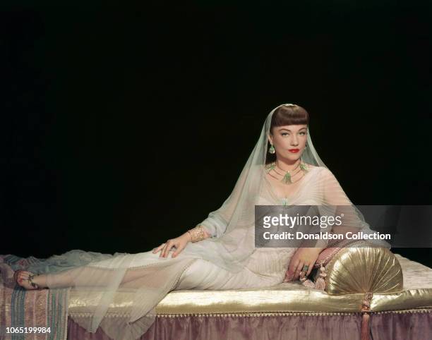 Actress Anne Baxter in a scene from the movie"The Ten Commandments"