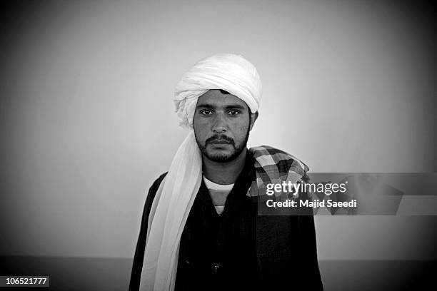 Surrendering Taliban militants are presented to the media while being held for safety in a mosque belonging the NDS on November 4, 2010 in Herat,...