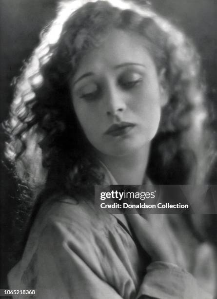 Actress Dolores Costello in a scene from the movie "The Little Irish Girl"