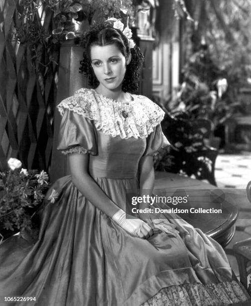 Actress Frances Dee in a scene from the movie "Little Women"