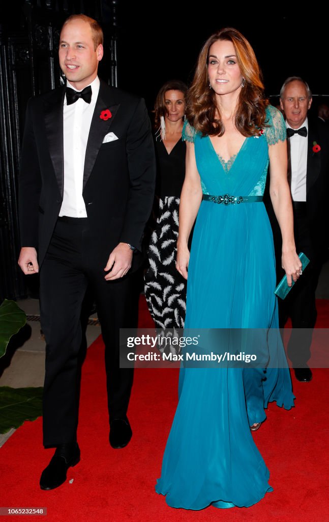 The Duke And Duchess Of Cambridge Attend The Tusk Conservation Awards