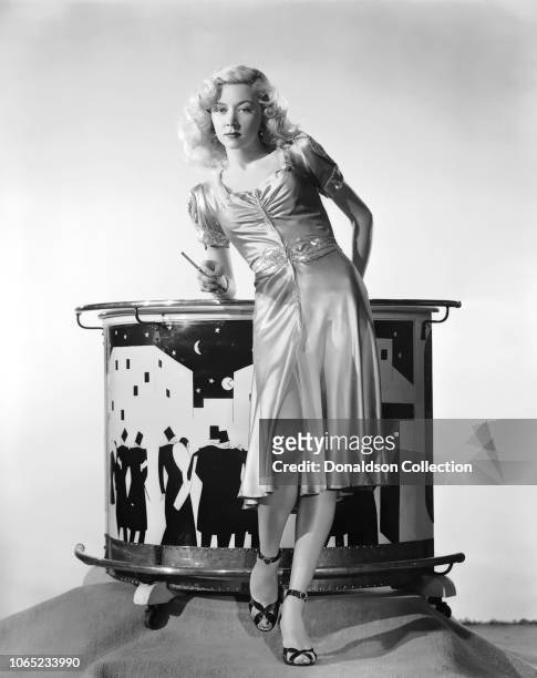 Actress Gloria Grahame in a scene from the movie "Song of the Thin Man"