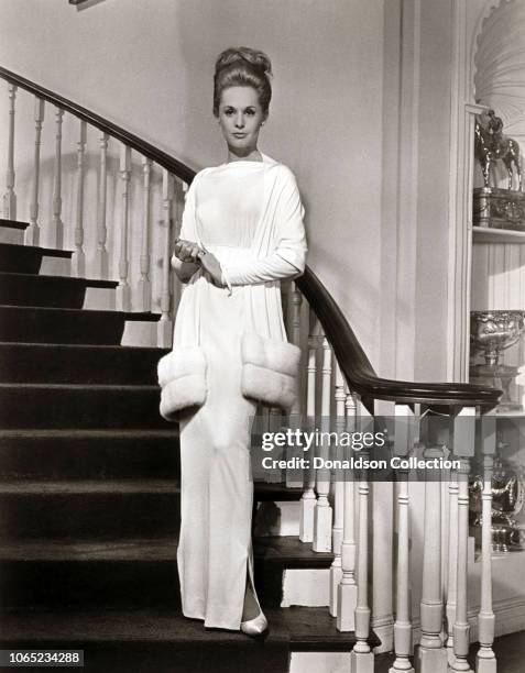 Actress Tippi Hedren in a scene from the movie "Marnie"