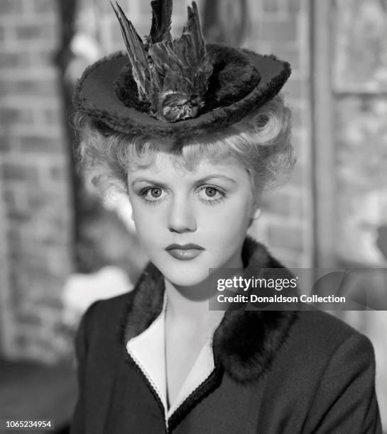 Actress Angela Lansbury a scene from the movie "The Picture of Dorian Gray"