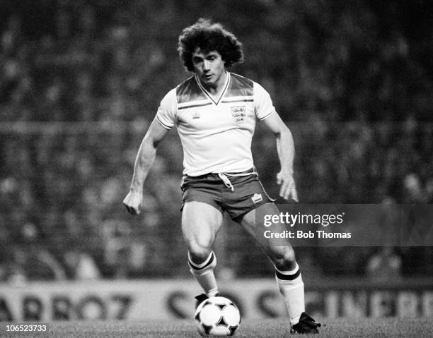 Kevin Keegan of England during the Testimonial match against Athletico Bilbao held at San Mames Stadium, Bilbao on 23rd March 1982. England XI and...