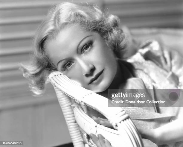 Actress Miriam Hopkins in a scene from the movie "Woman Chases Man"