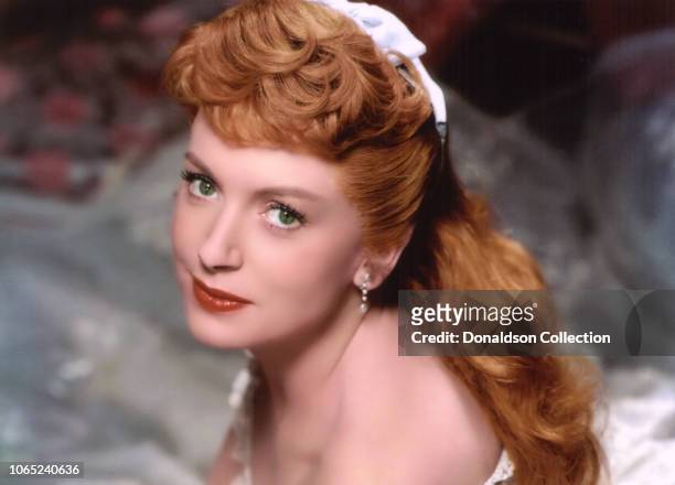 Actress Deborah Kerr in a scene from the movie "The King and I"