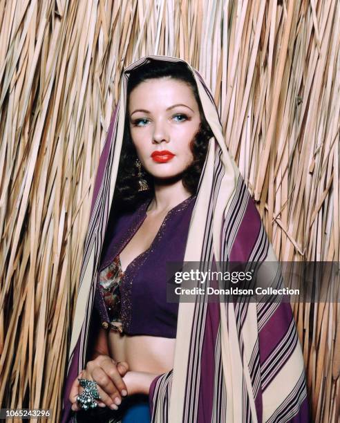 Actress Gene Tierney in a scene from the movie "Sundown"