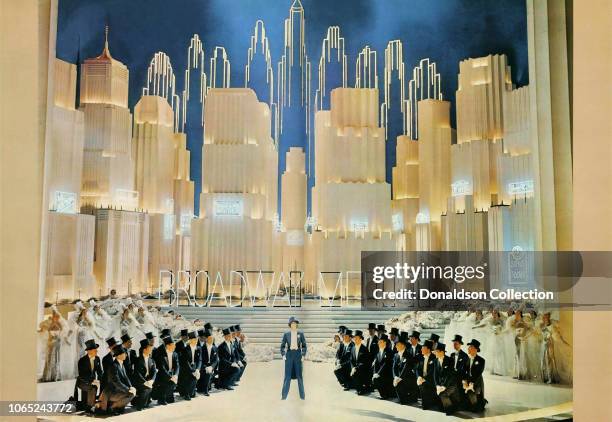 Actress Eleanor Powell in a scene from the movie "Broadway Melody of 1938"