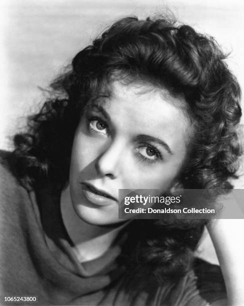 Actress Ida Lupino in a scene from the movie "Moontide"