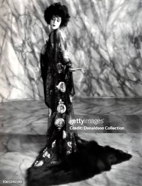 Actress Alla Nazimova in a scene from the movie "Camille"