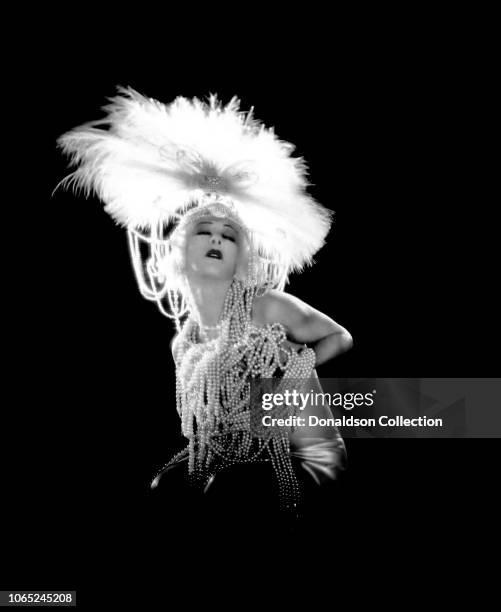 Actress Alla Nazimova in a scene from the movie "Salome"