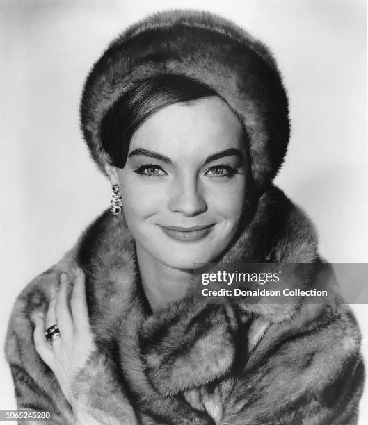 Actress Romy Schneider in a scene from the movie "Good Neighbor Sam"