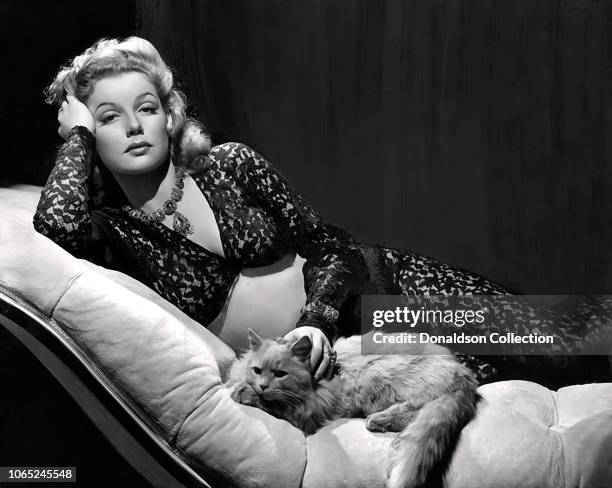 Actress Ann Sheridan in a scene from the movie "Nora Prentiss"