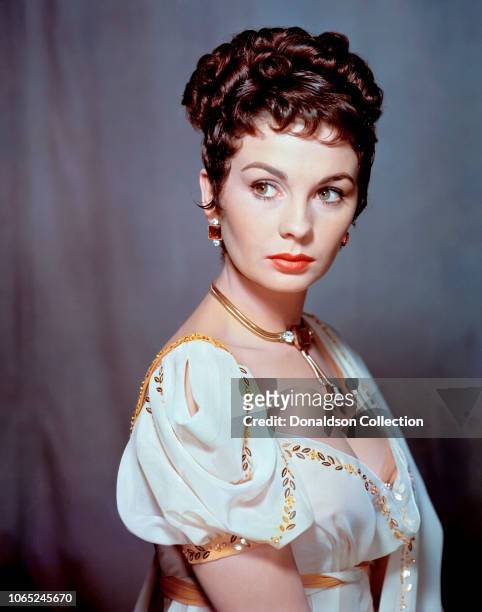 Actress Jean Simmons in a scene from the movie "Desiree"