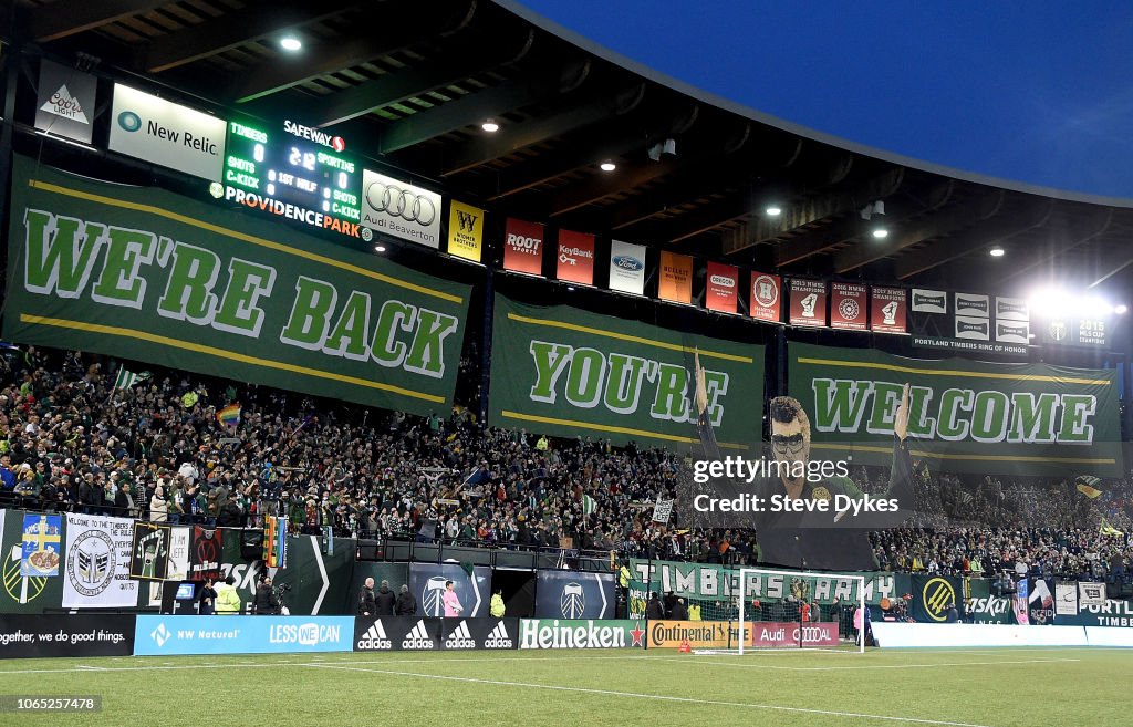 Sporting Kansas City v Portland Timbers: Western Conference Finals - Leg 1