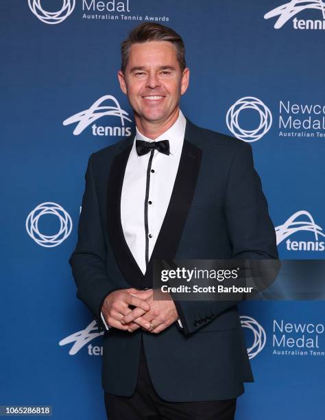 Todd Woodbridge poses ahead of the Newcombe Medal at Crown Entertainment Complex on November 26, 2018 in Melbourne, Australia.