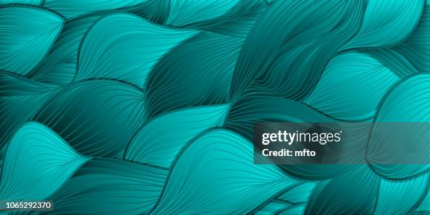 blue abstract background - large wave stock illustrations