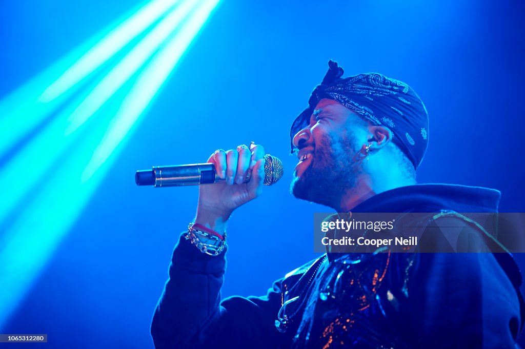 Singer Rio James Ro James performs during the Spectrum Presents Busta Rhymes Powered ...