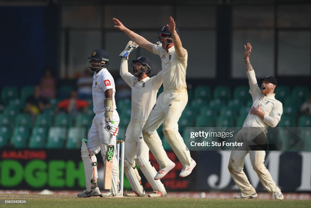 Sri Lanka v England: Third Test - Day Four