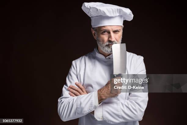 master chef - chef knives stock pictures, royalty-free photos & images