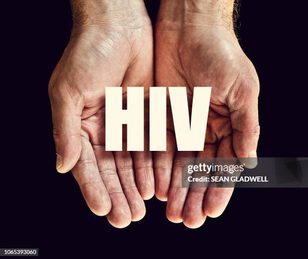 hiv - aids stockfoto's en -beelden