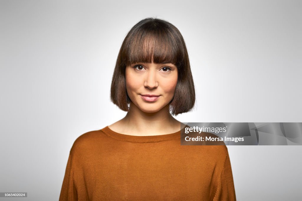 Portrait of beautiful young businesswoman