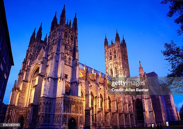 canterbury cathedral - canterbury cathedral stock pictures, royalty-free photos & images