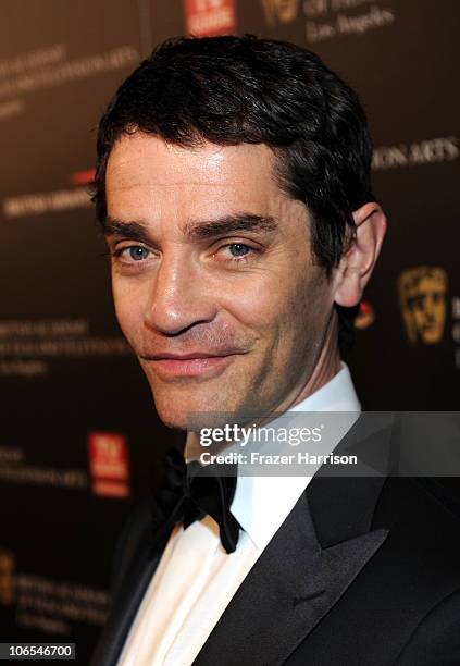 Actor James Frain arrives at the BAFTA Los Angeles 2010 Britannia Awards held at the Hyatt Regency Century Plaza on November 4, 2010 in Century City,...