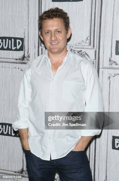 Filmmaker Alex Winter attends the Build Series to discuss "The Panama Papers" at Build Studio on November 26, 2018 in New York City.