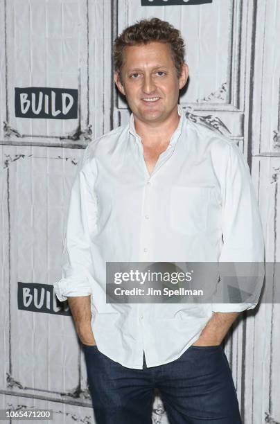 Filmmaker Alex Winter attends the Build Series to discuss "The Panama Papers" at Build Studio on November 26, 2018 in New York City.