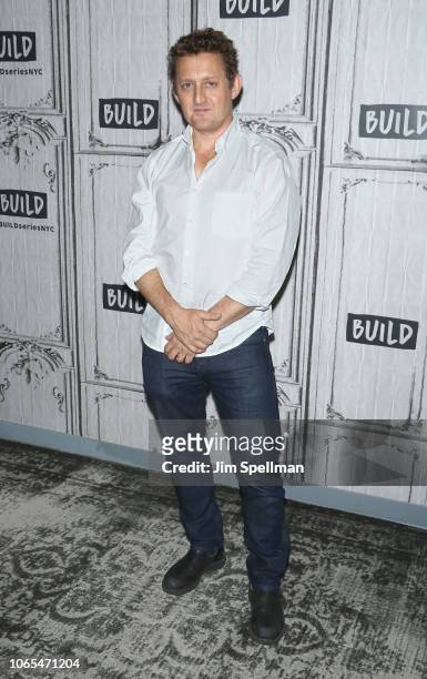 Filmmaker Alex Winter attends the Build Series to discuss "The Panama Papers" at Build Studio on November 26, 2018 in New York City.