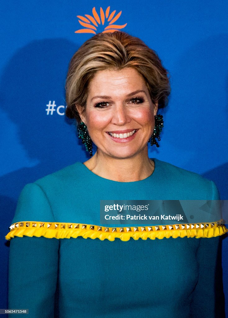 Queen Maxima Of The Netherlands Attends the Prince Bernhard Culture Award in Amsterdam