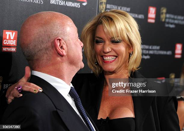 Director Tony Scott and Donna W. Scott arrive at the BAFTA Los Angeles 2010 Britannia Awards held at the Hyatt Regency Century Plaza on November 4,...