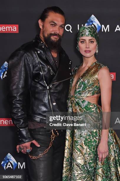 Jason Momoa Amber Heard Photos And Premium High Res Pictures - Getty Images