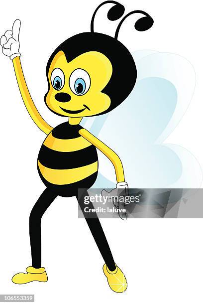 dancing bee - modern dance stock illustrations