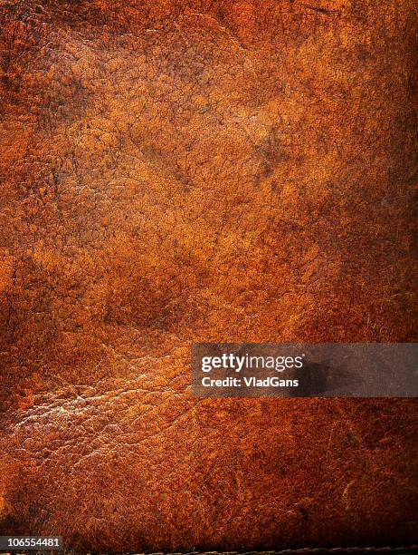 old leather with tattered eges - old leather stock pictures, royalty-free photos & images