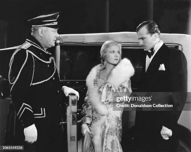 Actress Ann Harding and John Loder in a scene from the movie "Her Private Affair"