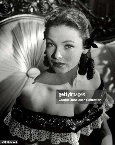 Actress Gene Tierney in a scene from the movie "Dragonwyck"