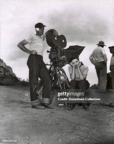 Actress Gene Tierney in a scene from the movie "Leave Her to Heaven"