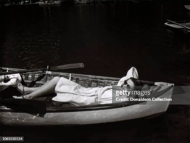 Actress Gene Tierney in a scene from the movie "Leave Her to Heaven"