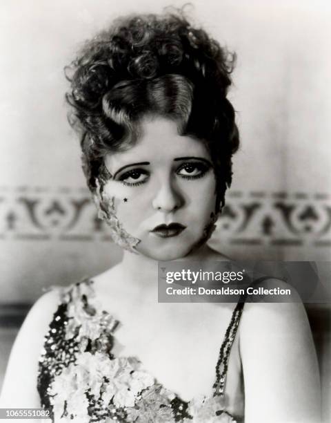 Actress Clara Bow in a scene from the movie "The Saturday Night Kid"