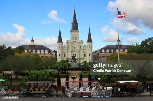 jackson square, new orleans, louisiana - jackson square new orleans stock pictures, royalty-free photos & images