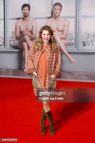 German actress Luise Baehr attends the German premiere of the movie '100 Dinge' at CineStar on November 26, 2018 in Berlin, Germany.