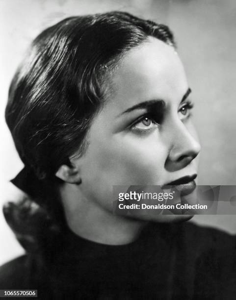 Actress Alida Valli in a scene from the movie "The Paradine Case"