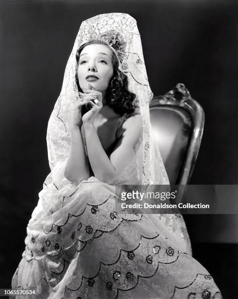 Actress Lupe Velez in a scene from the movie "Mexican Spitfire"