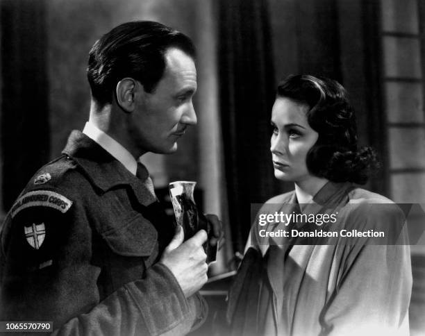 Actress Alida Valli in a scene from the movie "The Third Man"